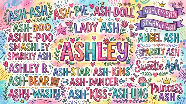 nicknames for ashley